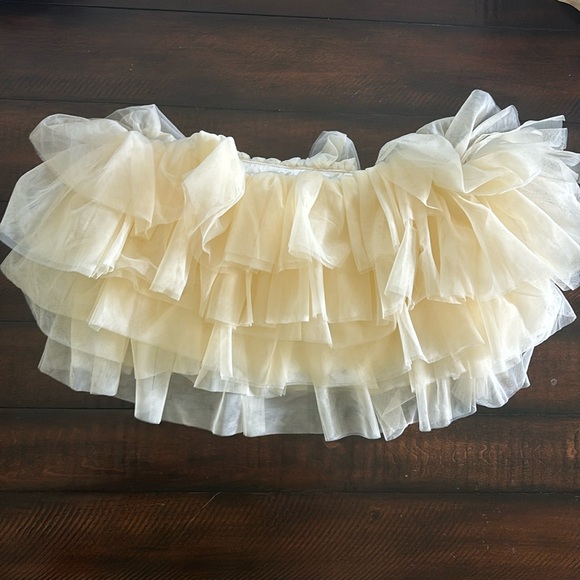 NWT Sunday in Brooklyn Strapless Layered Tulle Top - Picture 3 of 10